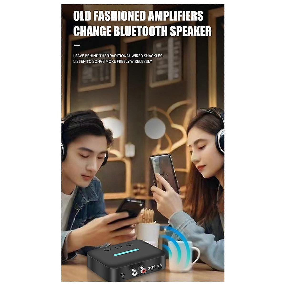 Neue 5.3-Version Bluetooth-Audio-Empfänger U-Disk-Musikwiedergabe Alte Stereoanlage zu drahtlosem Bluetooth Ada