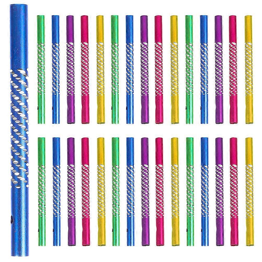 100Pcs Wind Chime Replacement Tubes DIY Wind Chime Tubes Garden Chime Tubes Replacements