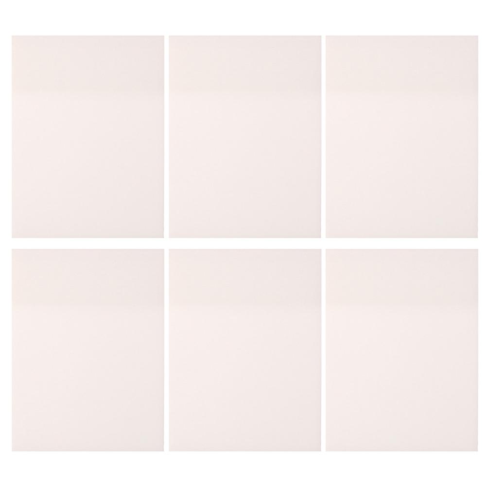6pcs Transparent Memo Notes Multipurpose Sticky Memo Pads Pocket Note Pads