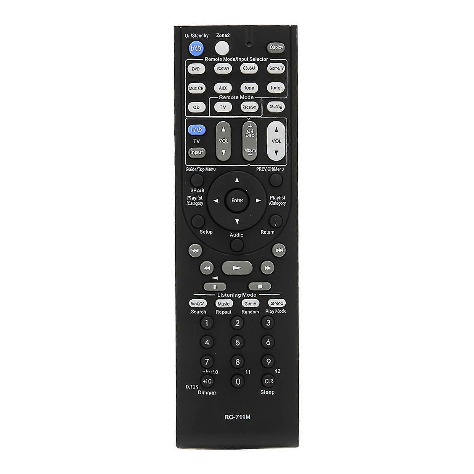 Telecomando Integra RC 711M Ricevitore AV - Compatibile con DTR 4.9 e DTR 5.9 Nero