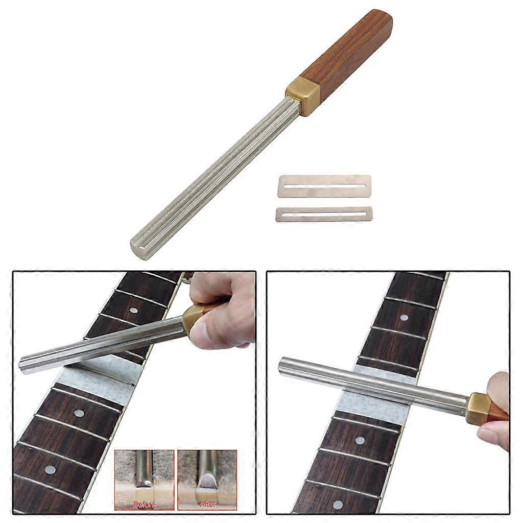 الغيتار فريت باس تتويج ملف Fretboard لوحة الأصابع الحنق نهاية طحن الماس طلاء صيانة أداة خلع الملابس للبانجو