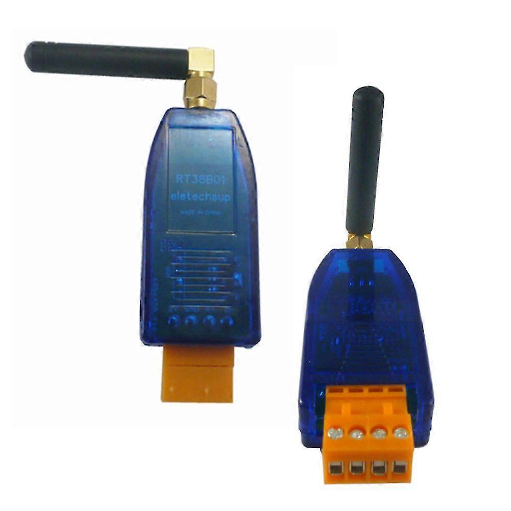2 יחידות RS485 משדר ומקלט אלחוטי 20dbm 433mhz משדר ומקלט VHF/UHF מודם רדיו עבור חכם