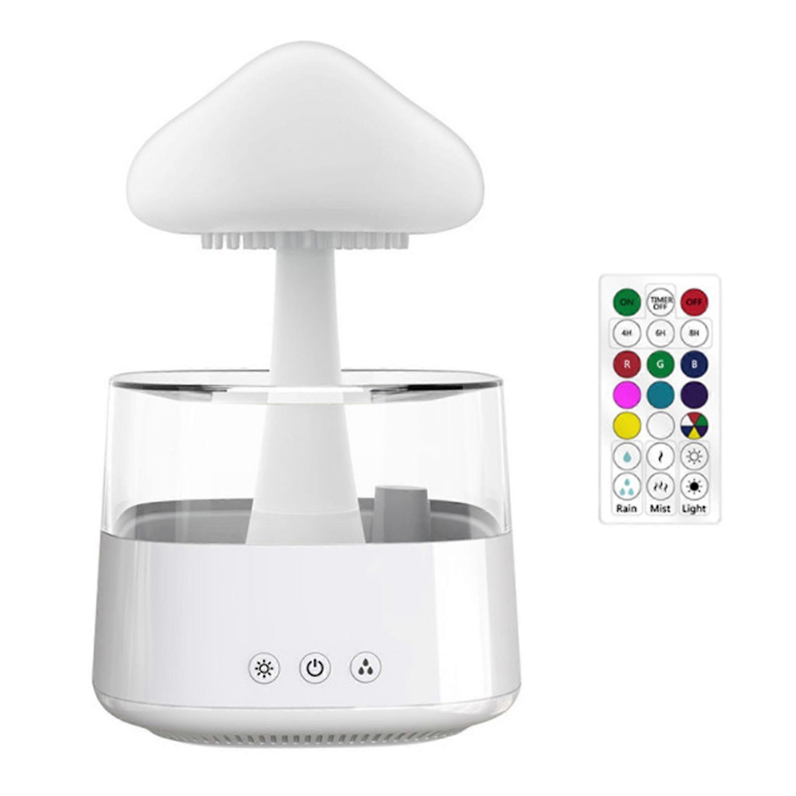 2 In 1 Clouds Rain Humidifier Usb Diffuser With Colorful Atmosphere Light High-mist Desktop Mist Maker