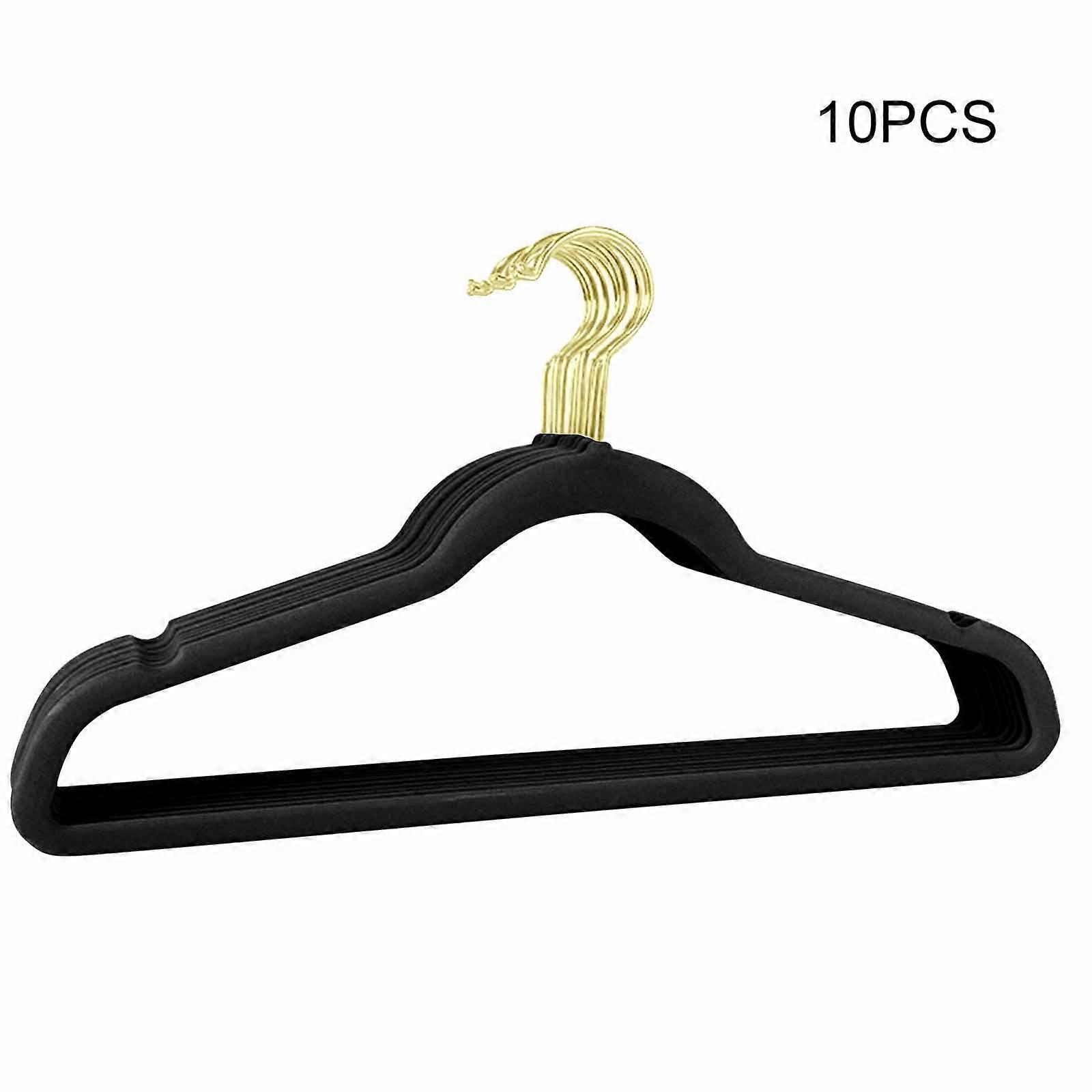 Farbiger Kleiderbügel Samt Beflockt NON SLIP Kleiderbügel,100% neu