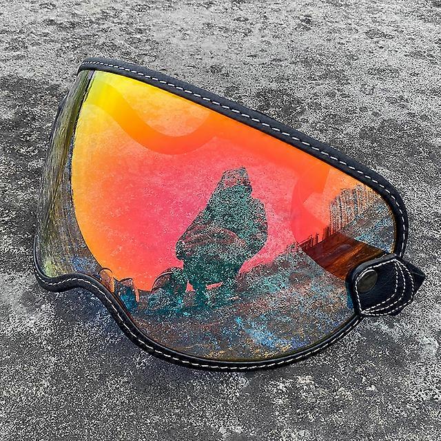 Universal Motorcycle Bubble Shield Helmet Lens Full Face Helmet Sunglasses for SHOEI EX Zero MOTO3 BULL Helmets Goggles