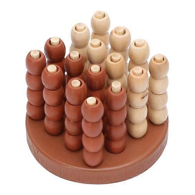 Game Chess 3Da Row Woodenmemory Board Child Kids Interactiveparent Four Tower Outdoor Space Thought Giant Educational Gift