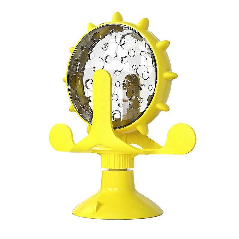 Dog Leaky Food Feeder Toys Interactive Rotatable Wheel Toy for Kitty Cat Dog Pet Products Accessories Support
