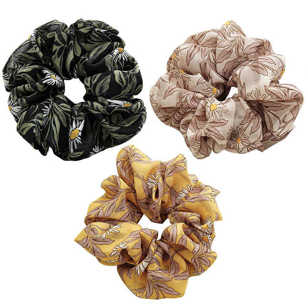 3 pz Elastici Decorativi Per Capelli Ragazza Capelli Elastici Elastici Elastici Capelli Coda di Cavallo Titolari
