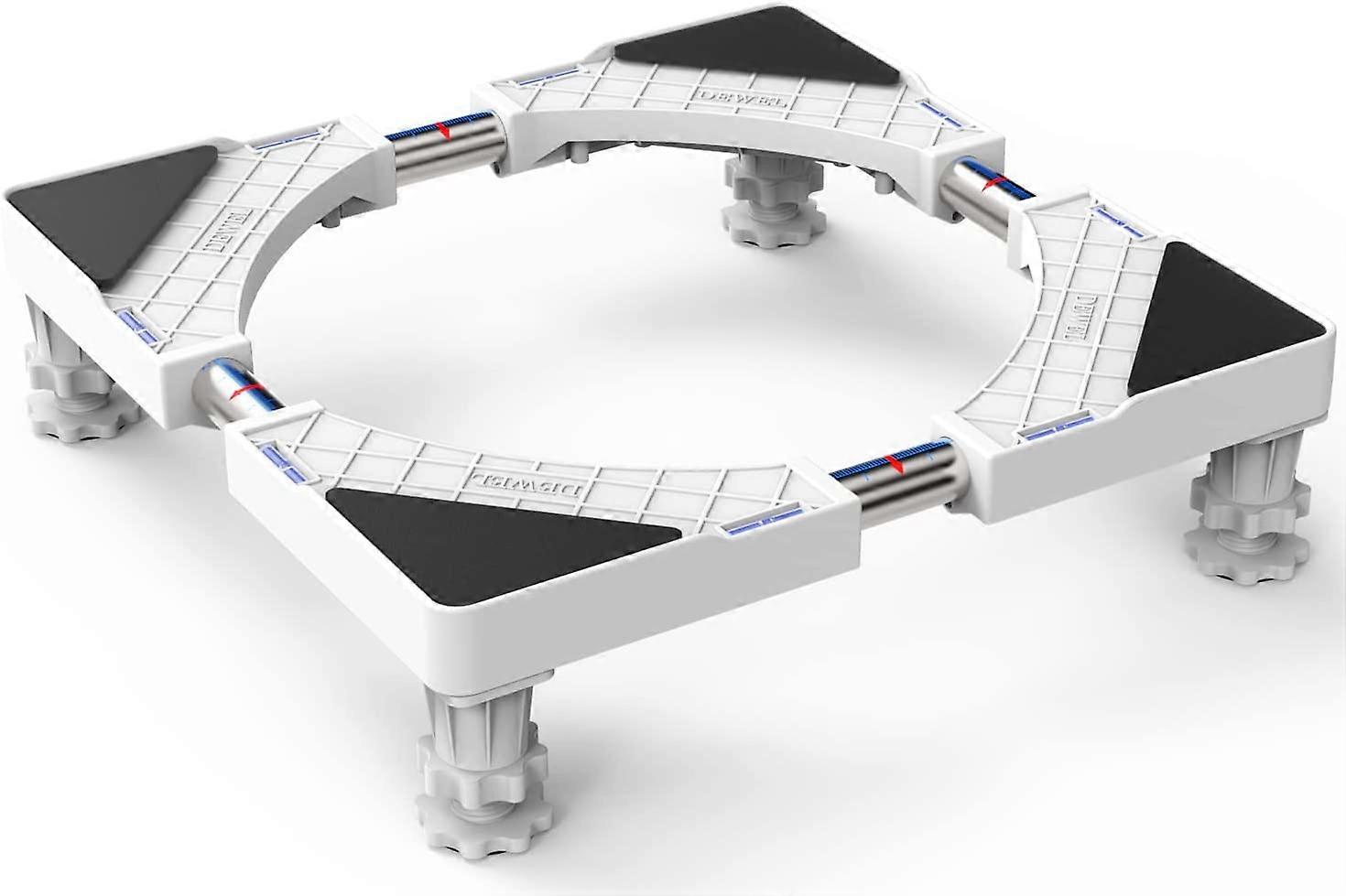 Washing Machine Stand Adjustable in Length 50cm-66cm Support Load 300 kg with Noise Reduction Effect