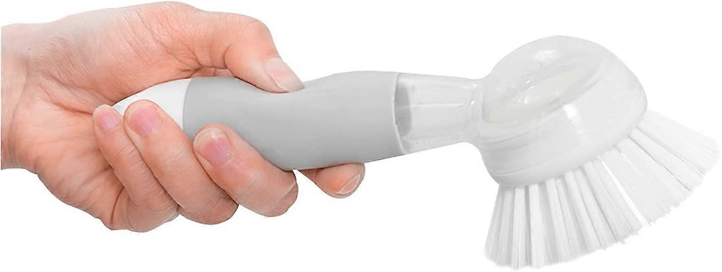 Dish Brush with Soap Dispenser with Handle