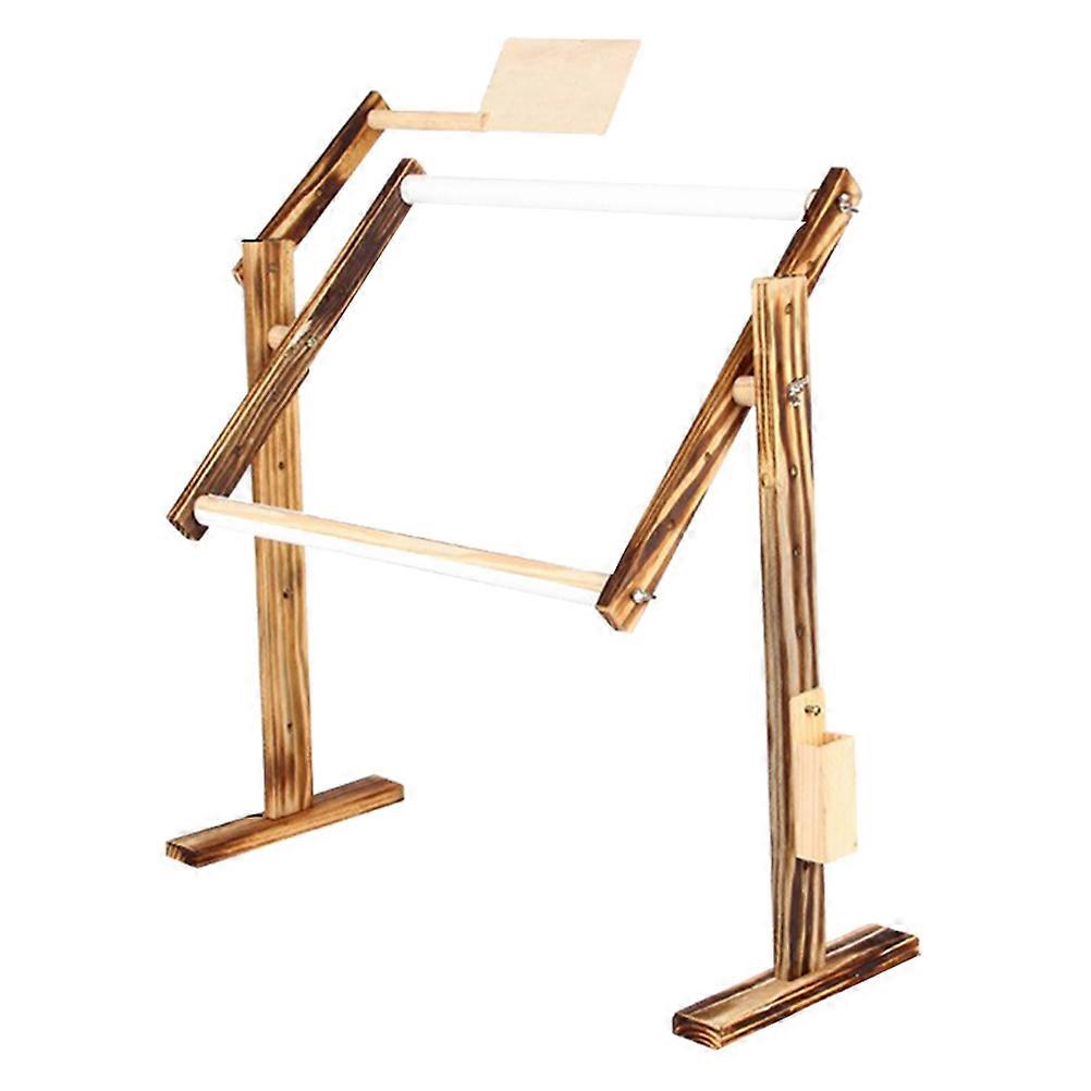 Canvas Holder Adjustable Stand Cross Hoop Supplies Needlework Lap Frame Sewing Tool