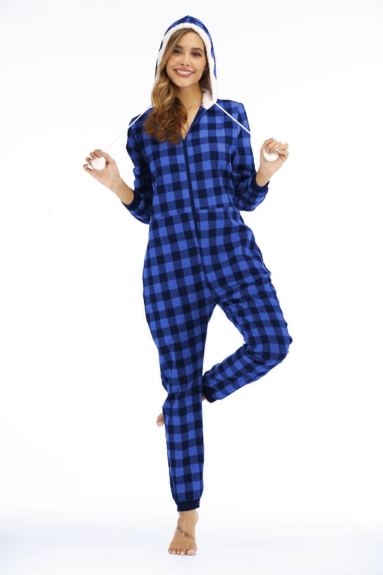 Damen Langarm Full Length Soft Fleece Pyjama Sets