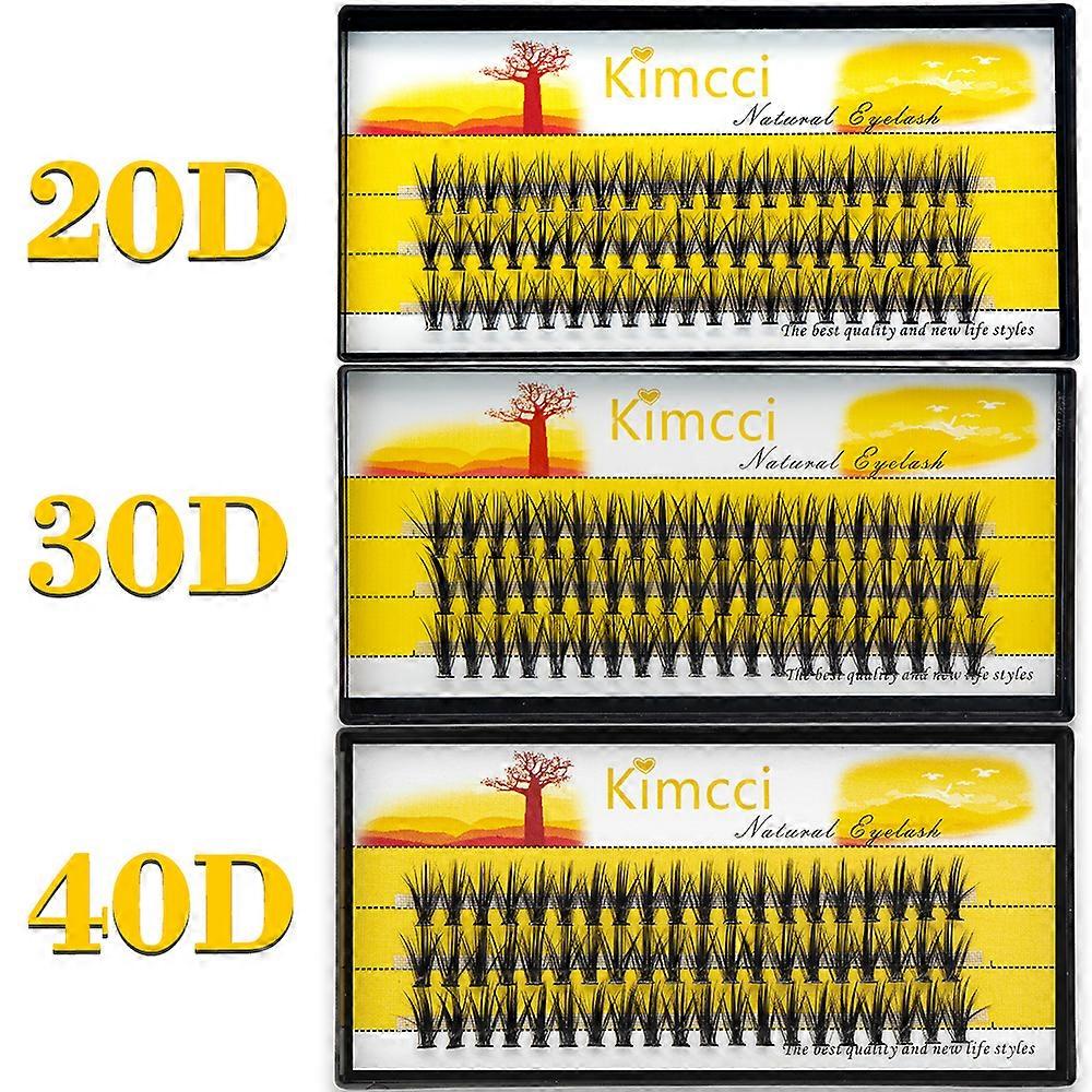 20D/30D/40D/50D 60 Bundles Mink Eyelashes Extension Natural 3D Russian Volume Fake Lashes Individual Cluster Makeup  Tools Cilia
