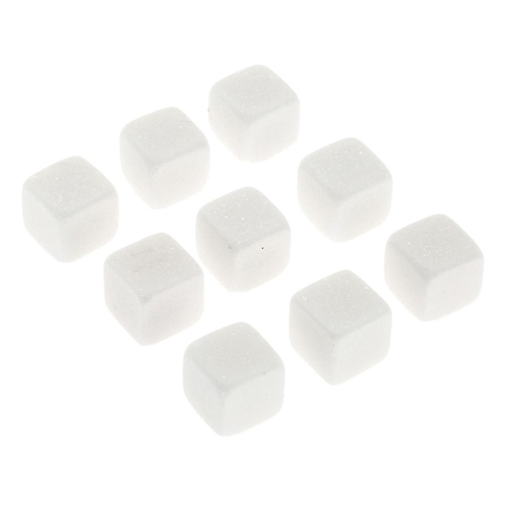 6/9Pcs Reusable Wine Drinks Cooler Ice Cube Chilling Stone Rock Barware Tool
