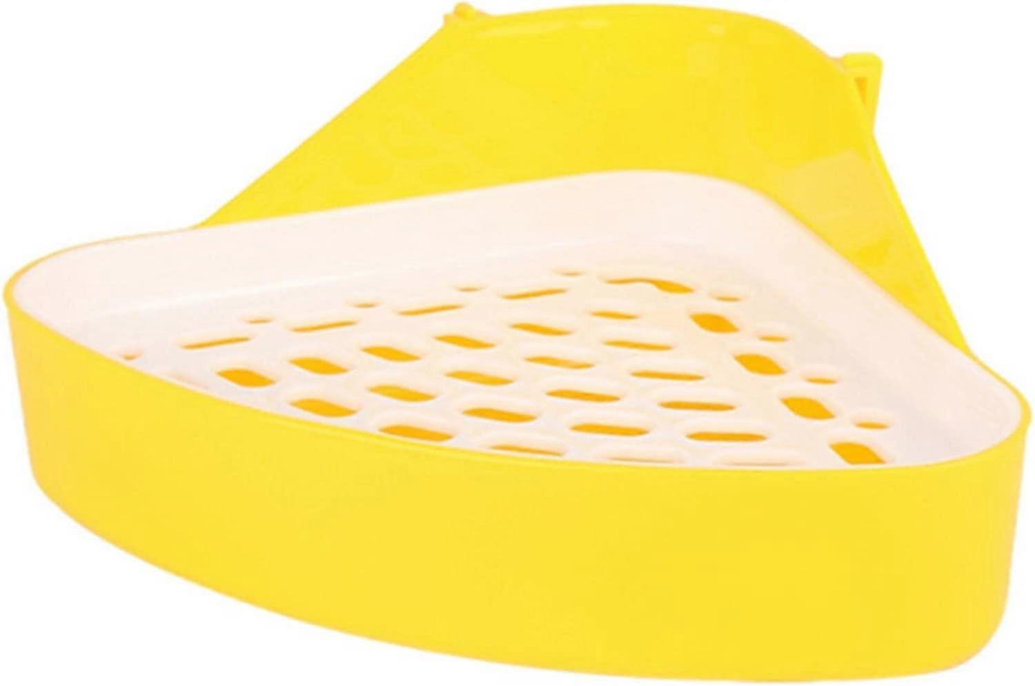 Κουτί απορριμμάτων κουνελιών 3pcs μικρή τουαλέτα κατοικίδιων ζώων απορριμμάτων, αποσπώμενο κλουβί κατοικίδιων ζώων εκπαιδευτών γιογιό τουαλέτας για κουνάβια κουναβιών ινδικού χοιριδίου κουνελιών κουνελιών Chinchil (Δ-4-)