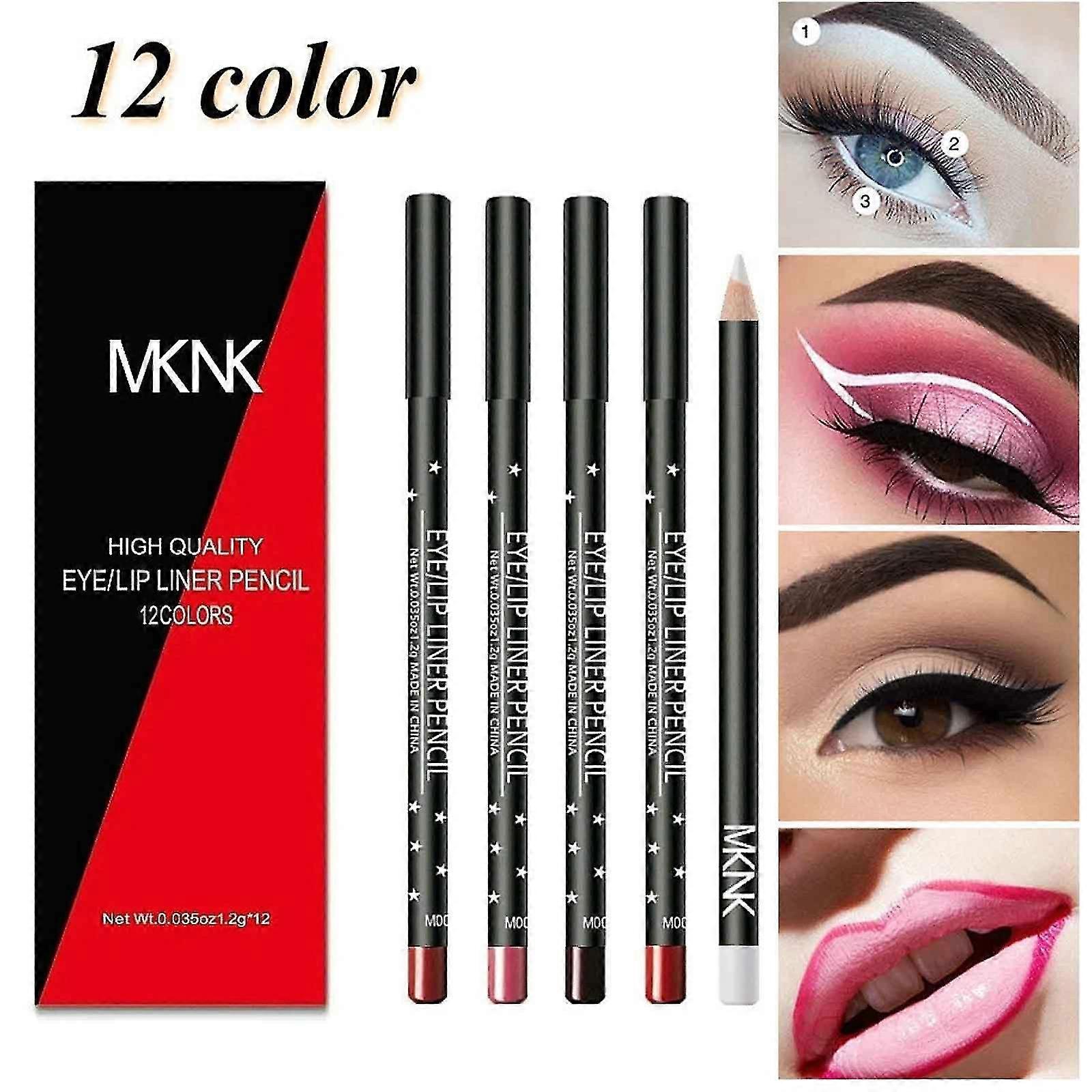 Sleek Make Up Lip Liner Creamy Lip Liner Pencil Long Lasting Lip Liner With Sharppens Lip Liner Smooth And Soft Non Dry Easy To Use Wet And Gel Lip Li
