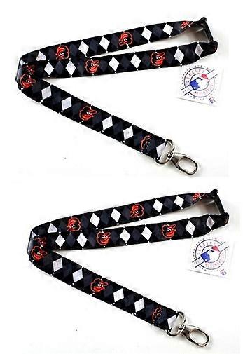 Baltimore Orioles MLB Argyle Lanyard 2 Pack