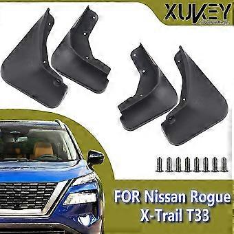 Splash Guard Mud Flaps for Nissan Rogue X-Trail T33 Fender ABS 4 PCS