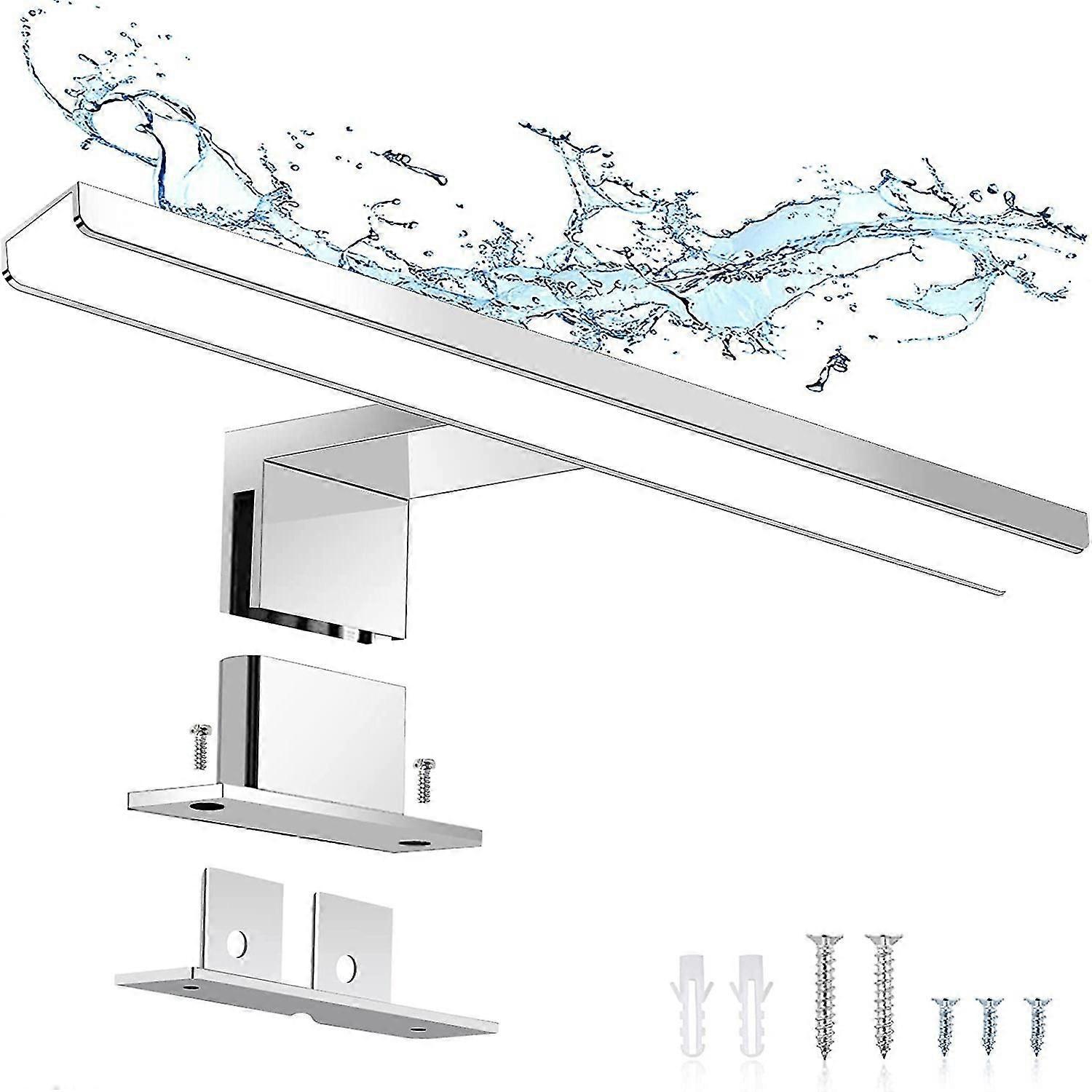 Badezimmerspiegellampe, LED-Wandleuchte, Licht 6W, wasserdicht, neutralweiß 4000K, 30cm,