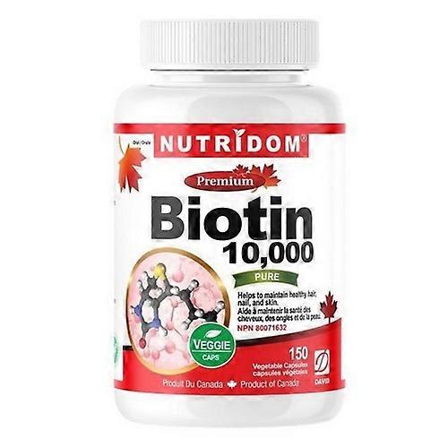 Nutridom Biotin 10000, 150 VegCaps