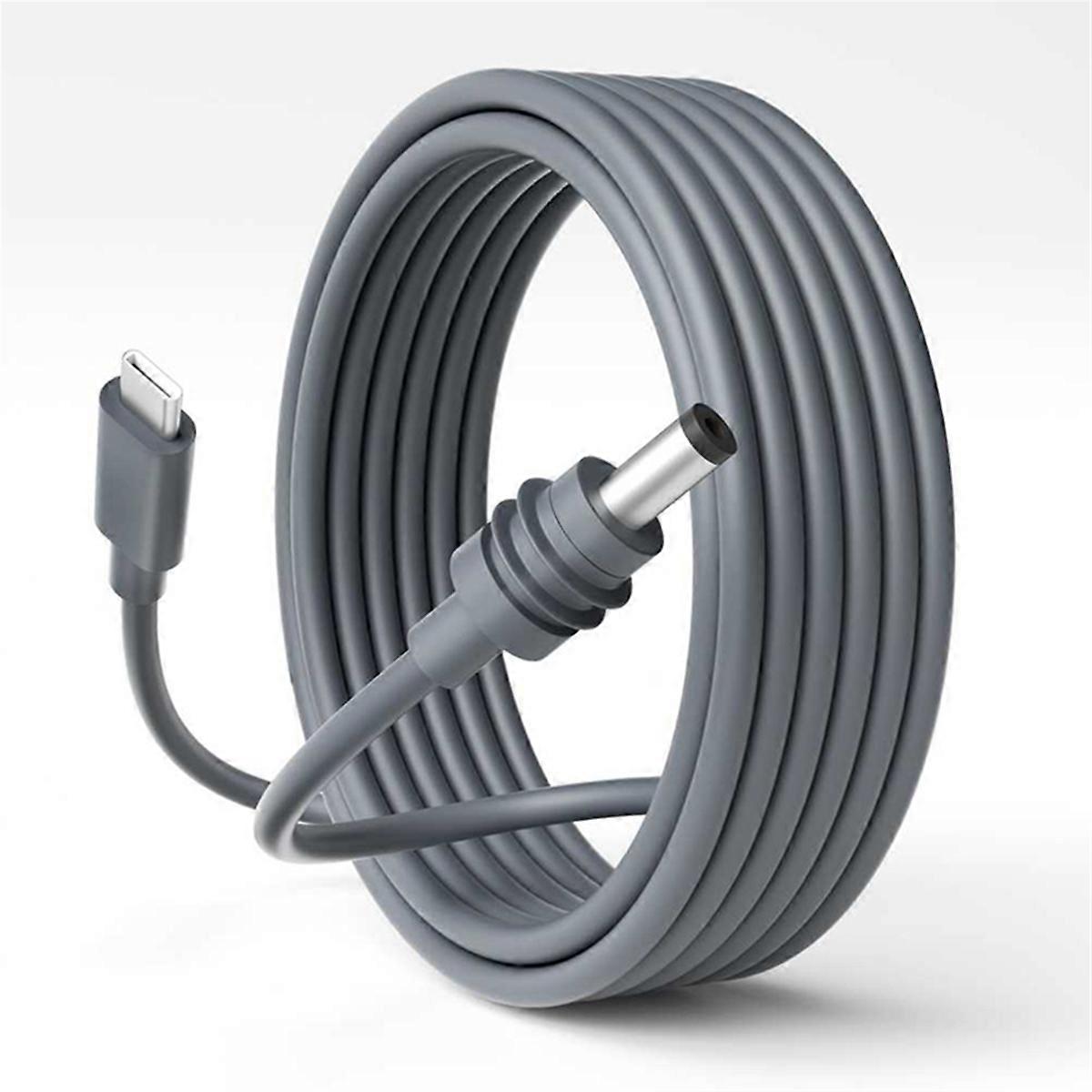 For Mini Cable 10FT Mini USB C to DC Power Cable Cord 100W Input USB Type C to DC Cable, 18AWG 3meter