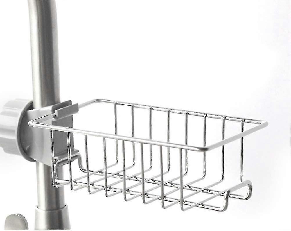 Hanging Shower Shelf Made Of Stainless Steel, To Assemble Without Drilling With Hooks Sponge Holder Soap Basket Soap Holder,2515