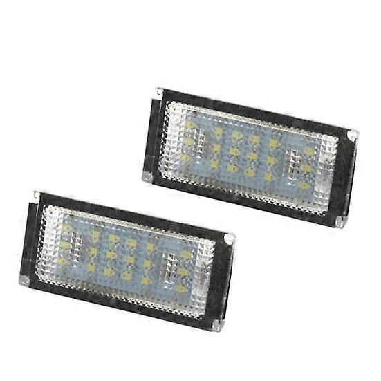 1 Pair 18-LED Number License Car Rear Light Plate Lamp for BMW 3 Series E46