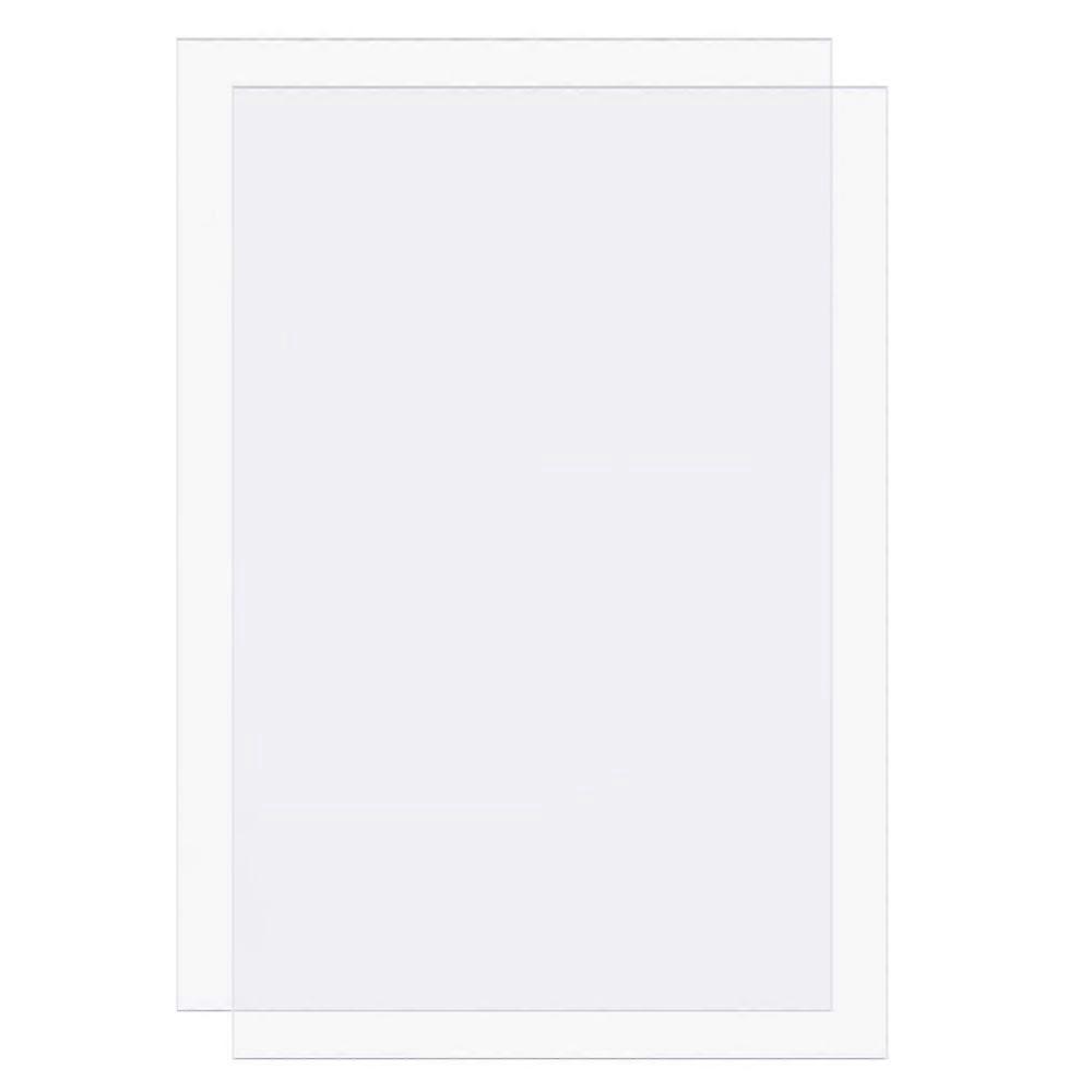 Acrylic Transparent Pressure Plate Rectangle Sandy Brown 30x20x0.3cm