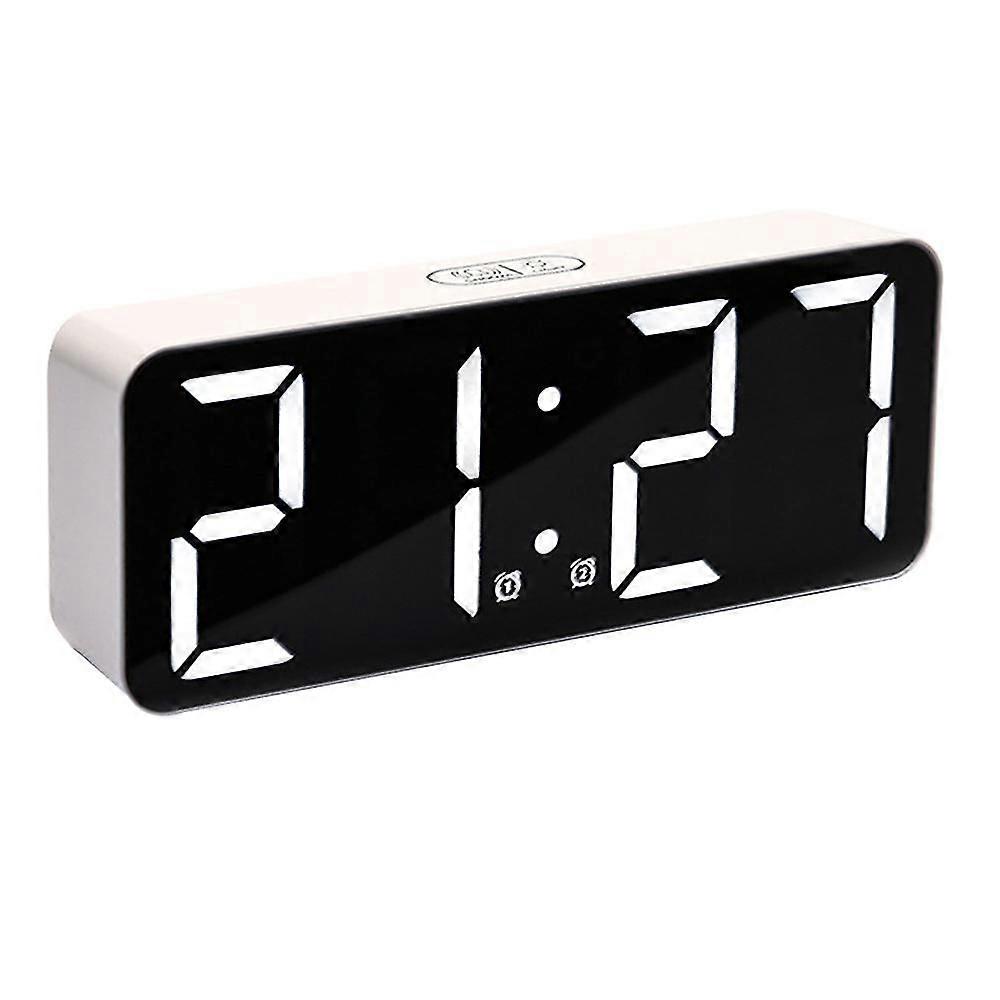 Alarm Clo, Digital Clo With Indoor Temperature Snooze, Dual Alarms For Bedroom