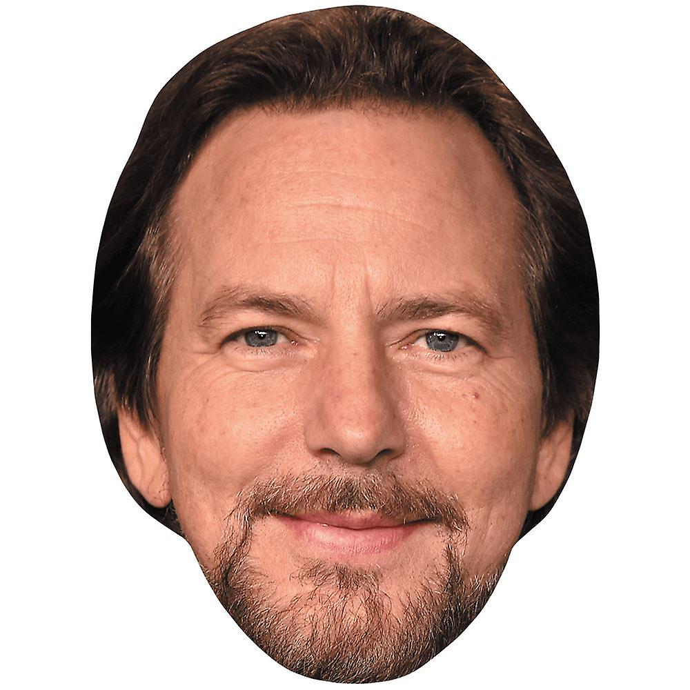 Eddie Vedder (Smile) Celebrity Mask, Flat Card Face