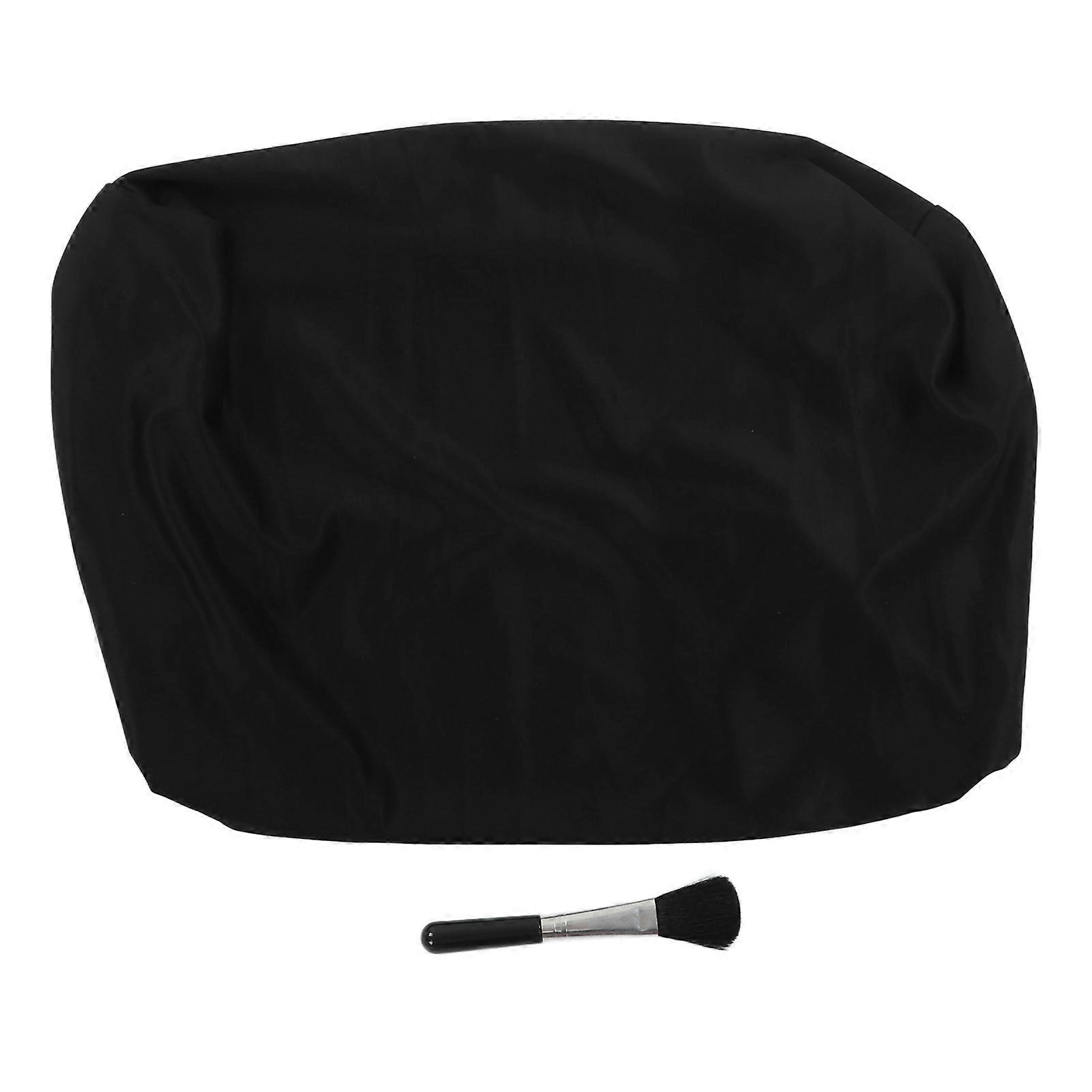 Speaker Cover Dustproof Elastic Cloth Protector Black with Brush for Various Instruments