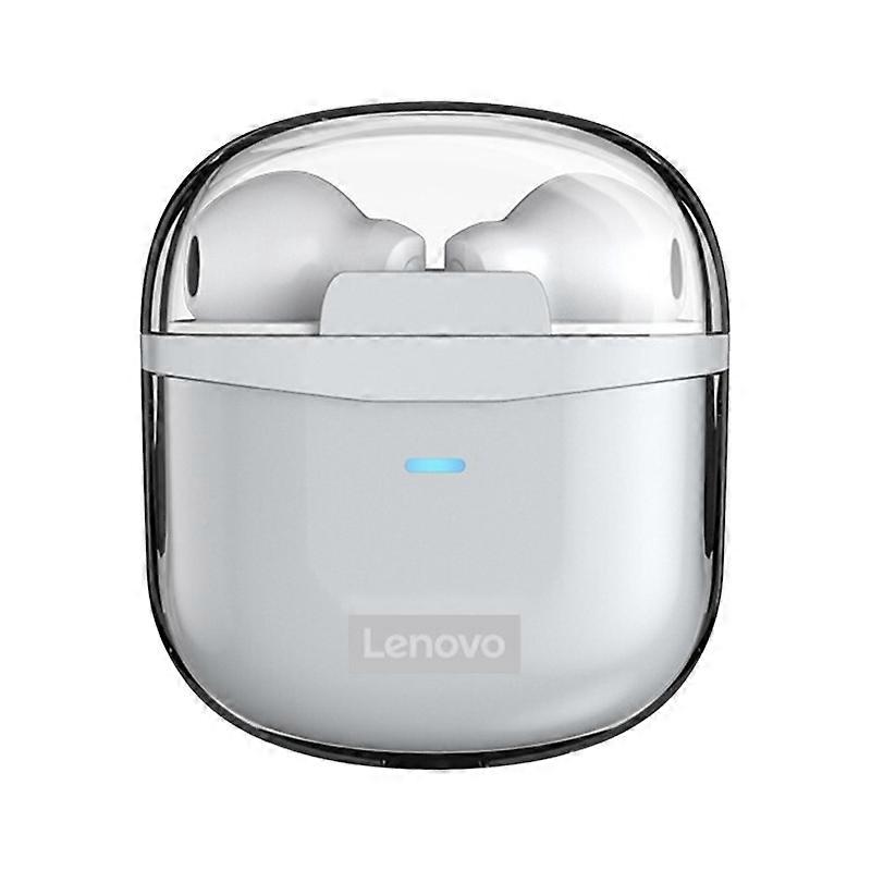 COMPATIBLE Lenovo XT96 Noise Reduction Semi-in-ear Bluetooth Earphone with Transparent Jelly Charging Box
