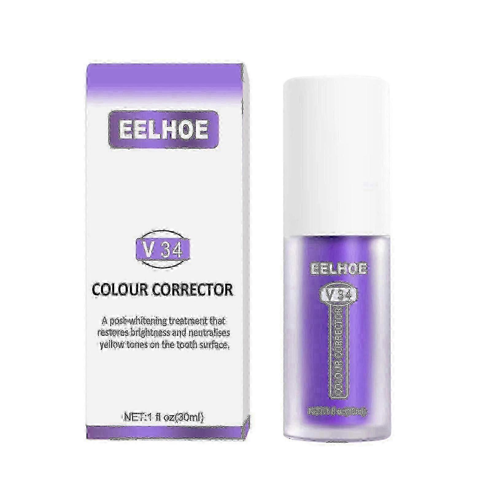 Eelhoe V34 Whitening Toothpaste With Color Correction Technology - 30ml