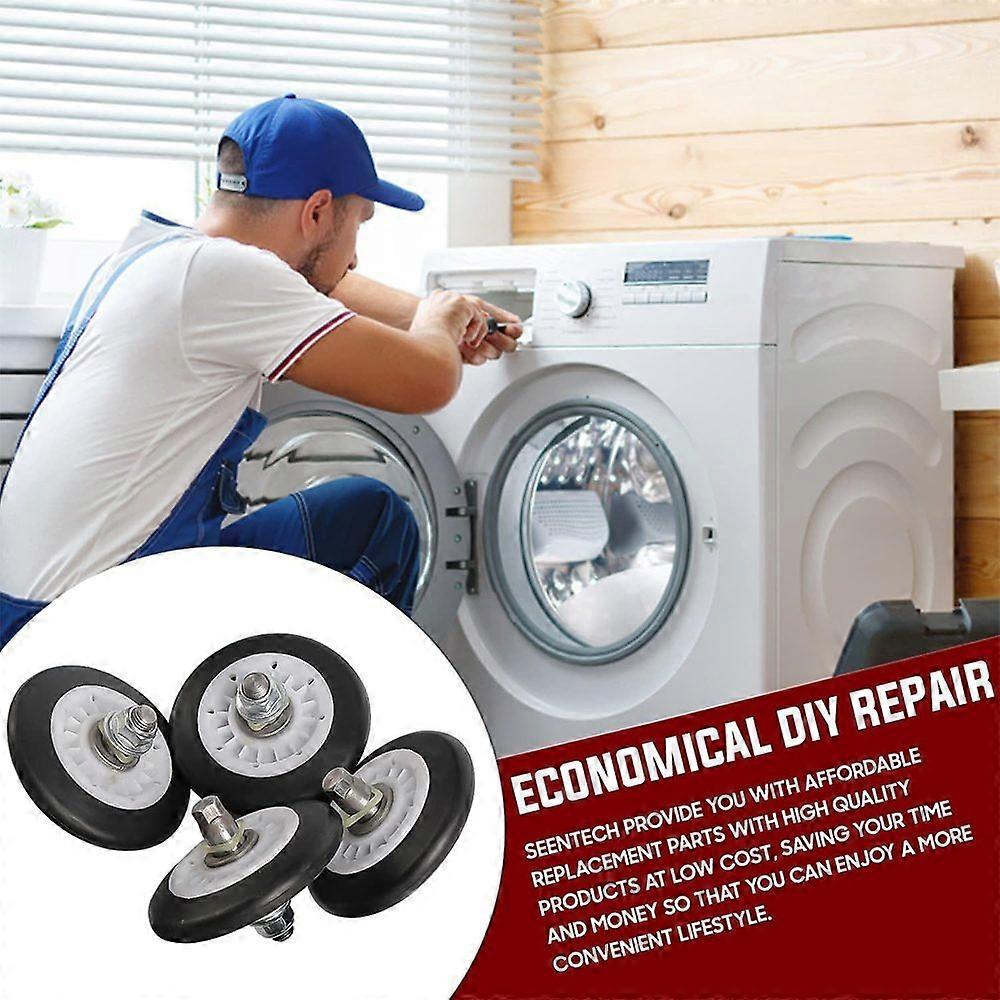 4Pcs 4581EL2002C Dryer Drum Roller Kit, Fit for LG Kenmore Dryers
