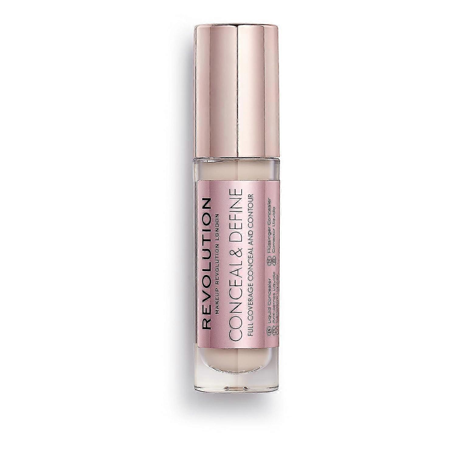 Makeup Revolution, Conceal & Define, Corrective, Liquid Concealer, C4, 4 g