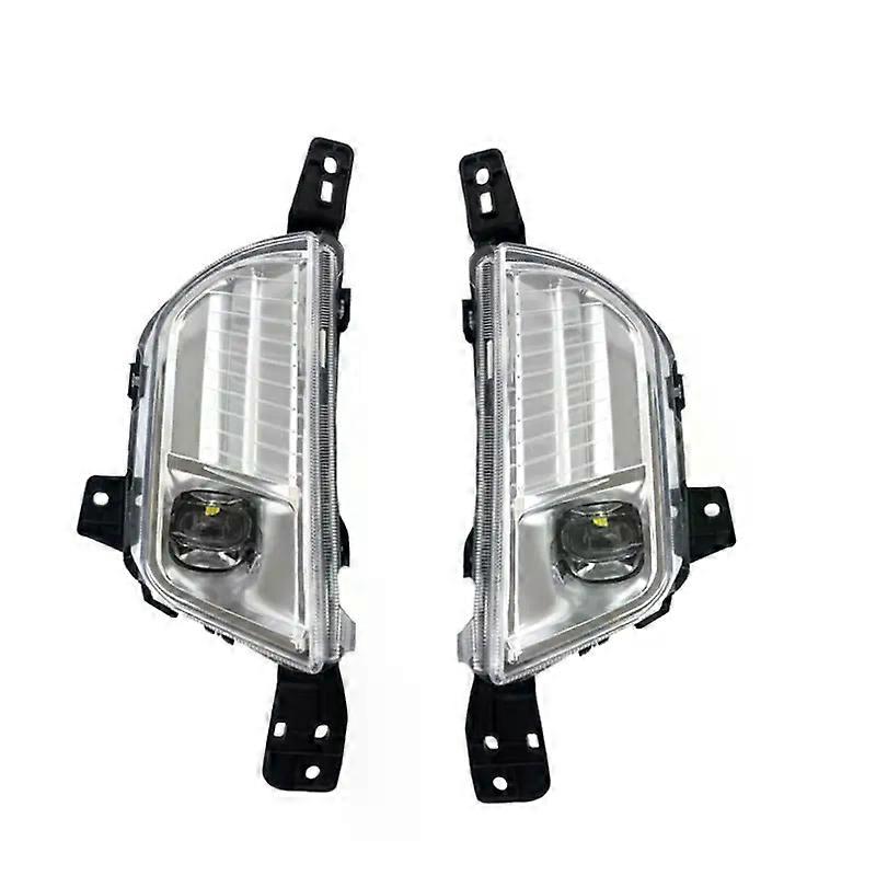 For Ford Edge 2019 2020 Daytime Running Front Bumper DRL Fog Lamp LED Daytime Running Lights Driving Fog Light Headlight For Car