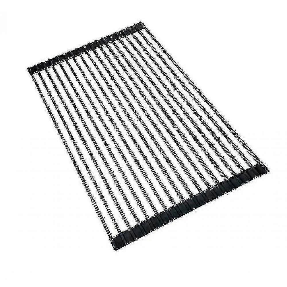 Multifunctional Reel Type Drying Rack, Sink Drain Rack(black)