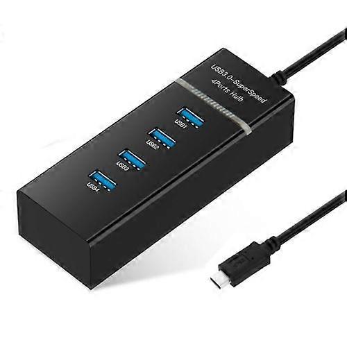 ZRUXE HB-200 USB-C/Type-C 3.1 to 4-Port USB 3.0 Hub Adapter