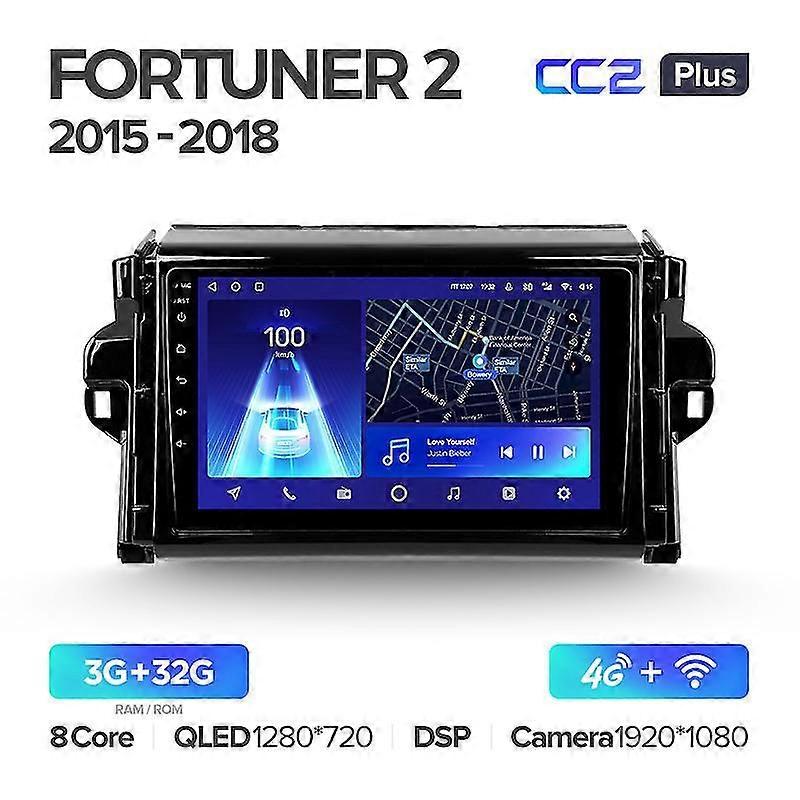 Cc2l Cc2 Plus For Toyota Fortuner 2 2015 - 2020 Car Radio Multimedia Video Player Navigation Gps Android No 2din 2 Din Dvd