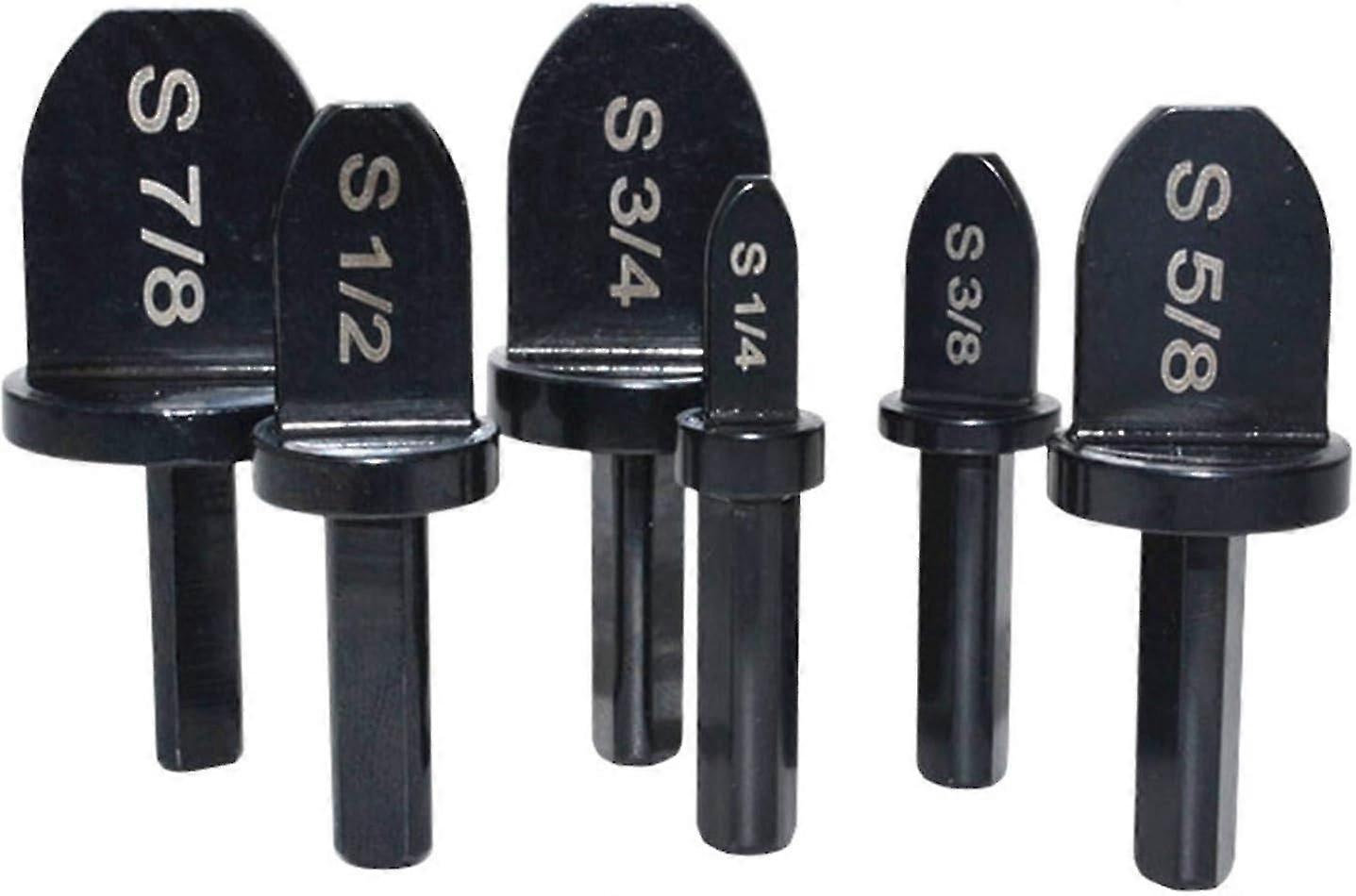 2024 6pcs/set Air Conditioner Copper Pipe Crimping Tool Triangular Handle Tube Expander Multifunction Crimping Tool Drill Bit