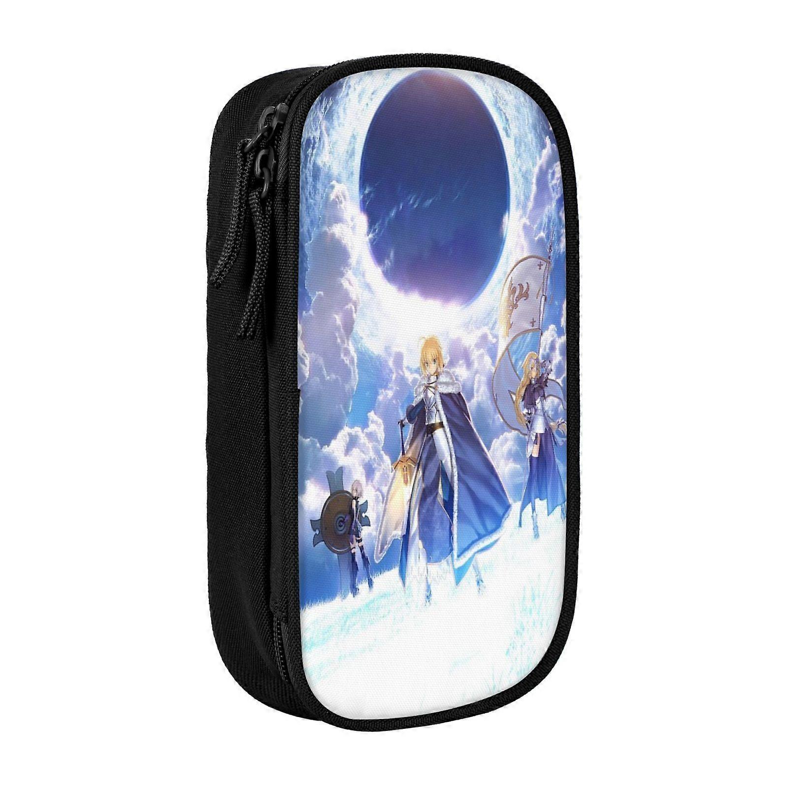 al19 FateZero مقلمة حقيبة محمولة بسحاب مكتب القلم حقيبة للمكتب المدرسي السفر la19