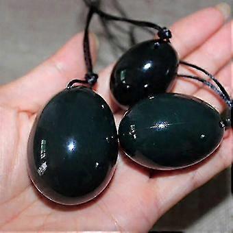 3pcs Nephrite Eggs Set For Women - Kel Exercise, Tightening, Ed Massa -Ribn_Special Gift