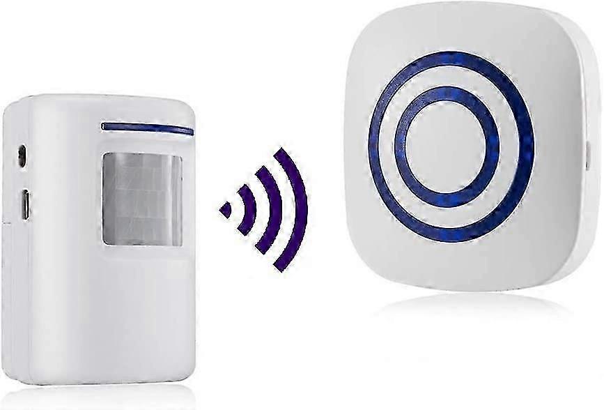 Infrarød bevægelsesdetektor alarm - sensor trådløs PIR alarm sæt bevægelsesdetektor infrarød detektor 38 ringetoner