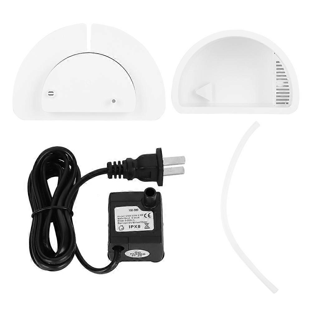 Round Aquarium Fish Tank Filter Oxygen Pump Circular Cylinder Mute Top Filter Box CN 220V