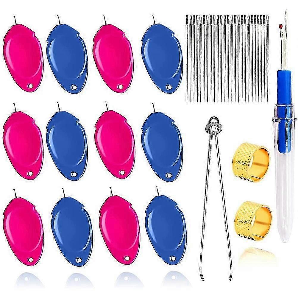 Needle Threaders,41 Pcs Simple Threader,upgrade Needle Threader Tool For Hand Sewing And Sewing Mac