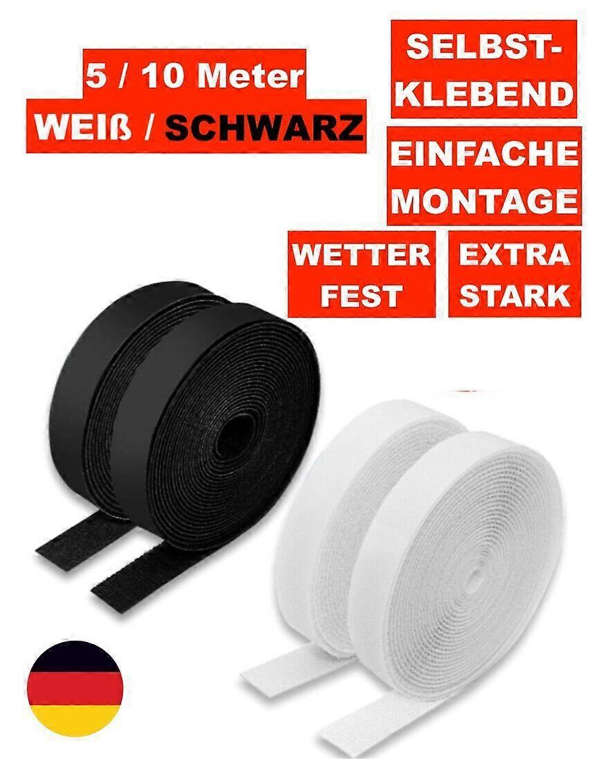 High-Quality Sew-On Hook And Loop Tape, Weatherproof Strips For Reusable Fabric Fasteners In Sewing And DIY Projects, Non-Adhesive Style For