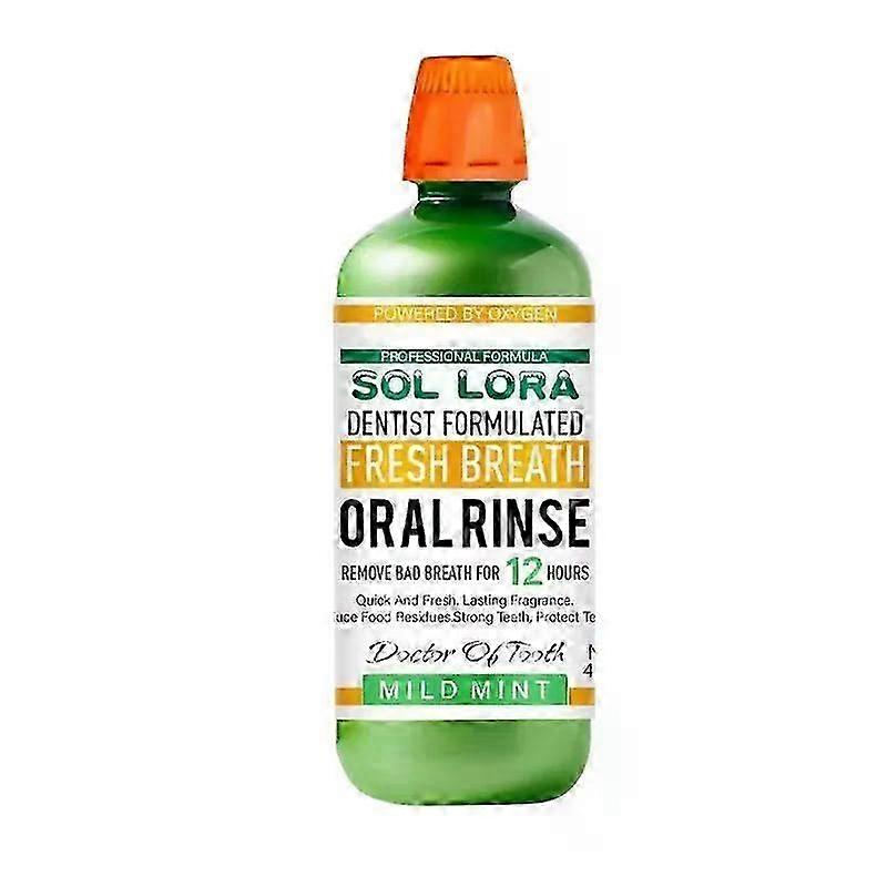 Dentist Formulated Oral Rinse for 12 Hours of Fresh Breath - Mild Mint Flavour, 476mlLasting Fragrance, Protect Teeth