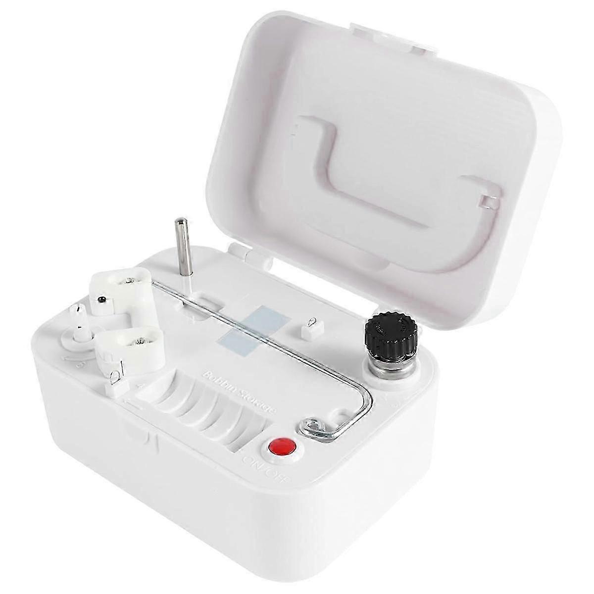 Electric Bobbin Winder Portable Bobbin Winder with Handle Automatic Bobbin Winder Machine USB/Batte