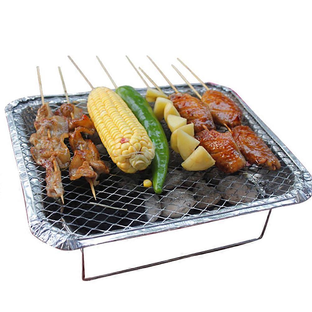 Engångsgrill Rökfri Picknick Kol Mini Engångsgrill