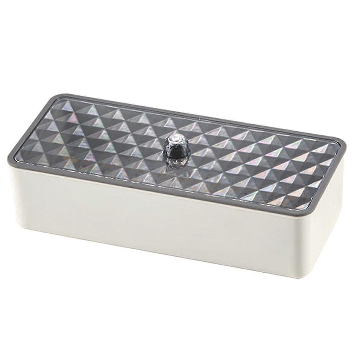 Draining Chopstick Container Dustproof Multilayers Utensil Storage Box for Kitchen White